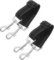 BESPORTBLE Dog Collar Extender Safety Clip Reflective Dog Leash Connector Nylon Built Quick Release for Harness Training Walking DIY