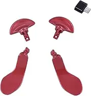 4 Pcs Edge Controller Paddles for PS5 Edge Controller Paddles for PS5 Edge, for PS5 Edge Controller (Red) Type-C Convertor