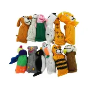 Barn Yarn Hand Knit Wool Cat Toy, stuffed with Organic Catnip (12 pack)