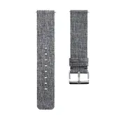 Canvas Watch Band Strap With Buckle Connector Replacement Wristband For Fitbit Versa GRAY COLOR