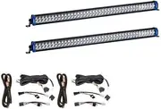 Kings 2x 40" Double Row Light Bar 21,500 Lumens | 1 Lux @ 758 m IP67 + 2x Plug N Play Wiring Harness Kit