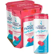 Mount Franklin Lightly Sparkling Raspberry 250mL