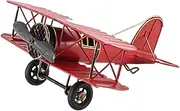 Generic Decorative Metal Plane Models for Home and Office, Red