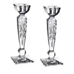 William Yeoward Crystal Iris Candlestick Pair
