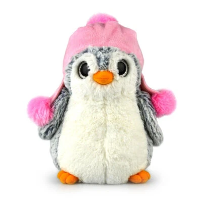 Korimco Kids 29cm Children Large Cosy Penguin w/Hat Plush Soft Stuffed Toy