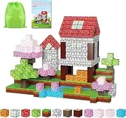 100PCS Magnetic Blocks,Magnetic Toy Set for Boys & Girls with Magnets Cubes STEM Montessori Sensory Toys for Toddlers Christmas Birthday Gifts for 3+ Years Old