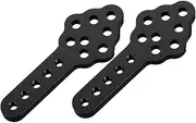 BESTYASH 2pcs Height Adjustable Cnc Bracket for Mounting Heavy Duty Angle Base for Car Suspension System Fit for Diy Upgrades