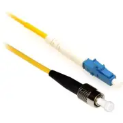 Corning 3m LC-FC Duplex 9/125 OS2 Singlemode Fiber Patch Cable OFNR Yellow 10FT