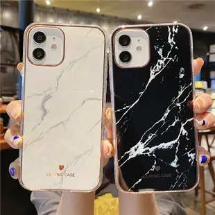 手機殼 ● X網紅大理石紋12Promax適用iPhone11手機殼xr簡約時尚蘋果8p硬套7