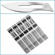 10pcs Carbon Steel No. 23 Sealed Sterile Scalpel Blades Modelling Craft Tool