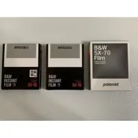 在飛比找蝦皮購物優惠-Polaroid SX-70 黑白底片三盒