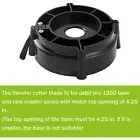 Blender Blade Jar Base Bottom Sealing Ring Gasket Set for Oster Pro 1200 Blender