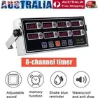 8 Channel Digital Timer Commercial Kitchen Timer Loud Alarm Cooking Timer Clock