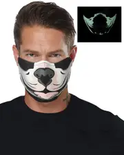 Glow In The Dark Dog Mask