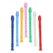 7pcs Recorder Instruments Soprano Recorder Beginner 8-hole Recorder Kids Flute