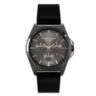 Geoffrey Beene Men's Minimalist Vegan Leather Dress Watch, Classic Quartz, Date,