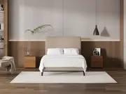 My Style Tapered Headboard & Slimline Base - Double / Natural / Slimline Base