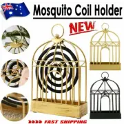 Mosquito Coil Holder Mozzie Birdcage Garden Decor Repellant Home Burner Outdoot