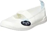 AngelSmile(エンジェルスマイル) Angel Smile JORS2016003 JORS2016003 Jolicom Ankuru x Angel Smile Royal School Collaboration Decoration Shoes Blue Ribbon Motif 7.1 inches (18.0 cm), Girls White