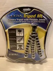 Camera Tripod Ultra ML Flexible Legs Portable 2010 360 Swivel Head New Sealed
