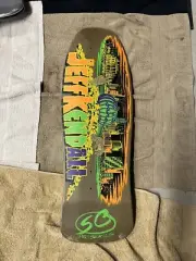 Santa Cruz skateboard JEFF KENDALL PUMPKIN deck Brown Stain New