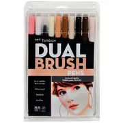 Tombow Dual Tip Brush Pens Portrait 10 Pack