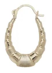 9k Gold Girls Creole Earrings - 22mm*15mm 196112U