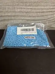 Glass Seed Beads 4mm Flat Round Shape Loose Bead Jewelry DIY Sky Blue
