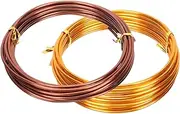 4pcs Pot Shape Aluminum Wire Bonsai Wire Plant Training Wire Kits Bonsai Tree Gardening Supplies Plants Climbing Wire Plants Climbing Vine Green Plant Support Wire Metal Brown