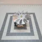 Genuine KITCHENAID Built-In Oven, CONVECTION Fan Assy # W10631507 includes nut