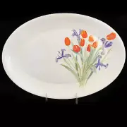 JUST CUT by Block Spal Platter Oval 15.5" long NEW NEVER USED Porcelain Portugal