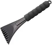1Pcs ABS Ice Scraper with Comfortable Foam Handle, Black/Blue/Red Car Ice Scraper Snow Grip Portable Lightweight Windscreen Snow Scraper Snow Removal Tool
