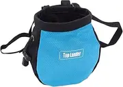Rock Climbing Chalk Bag Waist Bag for Outdoor Sports Belt Strap Pouch Blue