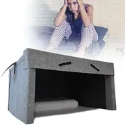 Blackout Sleeping Tent, 40mm Thick Sleeping Pod, with Soundproofing And Heat Insulation, Lightproof and Silent Design, Bluetooth Speaker, Foldable Storage