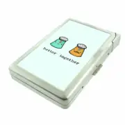 Better Together Em6 Cigarette Case with Built in Lighter Metal Wallet
