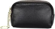 [WESIEVYA] Women's Portable Cowhide Purse Key Wallet for Girls and Ladies Wallet for Organizing Change Cards and Keys