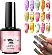 Blooming Gel For Nails, 15ml UV Blooming Stamping Top Coat, Fingernail Base Gel, Long-Lasting For Girlfriend, Wife, Friend, Sister, Daughter