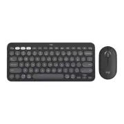 Logitech K380S Pebble 2 Combo Wireless Keyboard & Mouse - Graphite