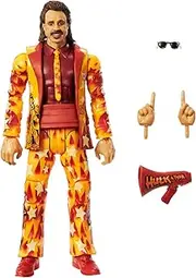 Fisher-Price Mattel WWE Elite Jimmy Hart Legends Action Figure with Accessory, HVF58