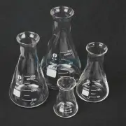 50/100/150/250/300ml Bell Mouth Borosilicate Glass Conical Erlenmeyer Flask Lab