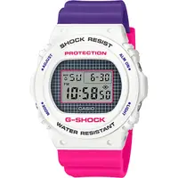 在飛比找PChome24h購物優惠-【CASIO卡西歐】G-SHOCK 圓形格紋撞色數位橡膠腕錶