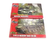 AIrfix 1/76 WWII British MATILDA HEDGEHOG / Japanese TYPE 97 CHI HA Tank Kits
