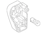 New Genuine BMW Bulb Socket Right (2002-2005) OE 63217165744