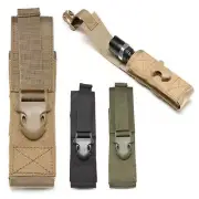 Outdoor Military Molle Pouch Tactical Flashlight Pouch Hunting Attachment Bag