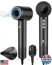 Hair Dryer, High Speed Negative Ionic Blow Dryer with 110, 000 RPM Brushless