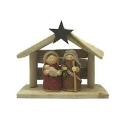 Catzon Nativity Scene Statue Manger Crafts Party Home and Desk Decor