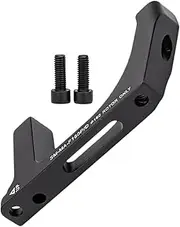 Bicycle Disc Brake Adapter - Disc Brake Adapter for Road Bikes with Flat Mount Brake Seat, Aluminium Alloy Flat Mount Adapter to Post Mount Adapter | User-friendly Black Brake
