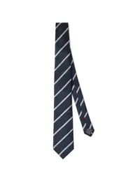 Brunello Cucinelli Striped silk necktie in Navy Blue at Nordstrom One Size