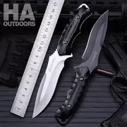 Outdoor Straight Knife Travel Hunting Camping Survival fruit Knife/Collect Gift