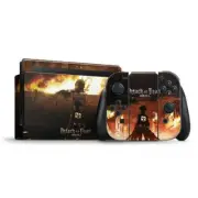 Attack On Titan Nintendo Switch Bundle Skin - Attack On Titan Fire